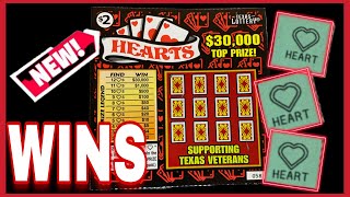 *New* Hearts ♥️ Texas Lottery Scratch Off Tickets