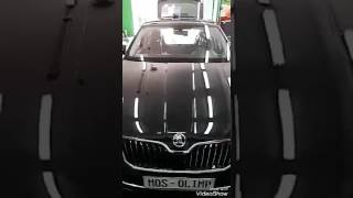 Skoda Superb шумоизоляция пола салона