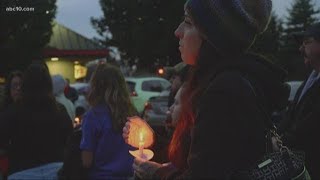 Vigil held for 12-year-old girl killed on Business 80