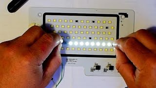 Ремонт китайских светодиодных прожекторов