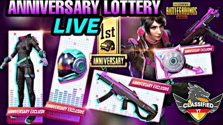 Get  Anniversary Lottery ticket everyday in  PUBG mobile
