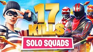 My BEST SOLO SQUADS WIN! - FORTNITE BATTLE ROYALE