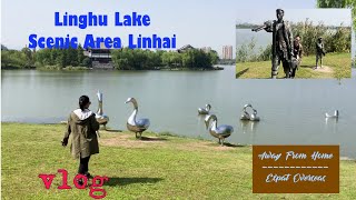 Expat Overseas visits Linghu Lake Scenic Area Linhai