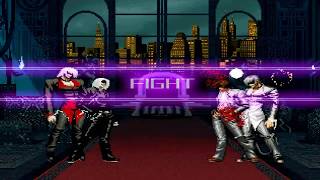 KOF MUGEN Opirus Element Kyo & Omega Element vs Clone Kyo Blood & Clone Iori Blood