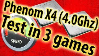 Overclock Phenom II x4 955 (4.0 Ghz) Test in 3 games