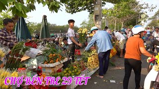 Bến Tre ngày nay|Chợ Bến Tre rộn ràng đông vui những ngày cuối năm