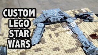 LEGO Rey's Home AT-AT / Cantina from Star Wars