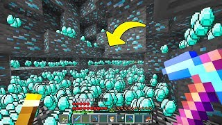 DÜNYANIN EN GÜÇLÜ KAZMASI İLE MADEN YAPMAK ? - Minecraft
