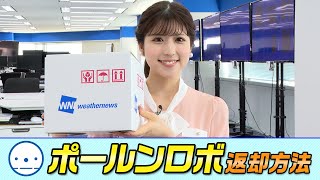 ポールンロボ返却方法