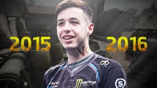 CSGO kennyS - 2015 vs 2016 (Fragmovie)