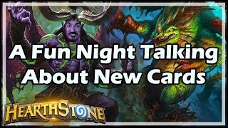 A Fun Night Talking About New Cards - Witchwood / Hearthstone