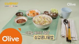 What Shall We Eat Today? 오늘 뭐 먹지? 레시피 삼겹콩나물밥 160613 EP.161