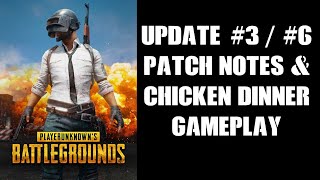 PUBG Update #3 (PS4) #6 (Xbox), 9th April 2019, Patch Notes & Chicken Dinner Gameplay