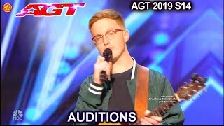 Lamont Landers  Simon Says No to his First Song | America's Got Talent 2019 Audition
