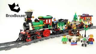 Lego 10254 Winter Holiday Train - Lego Speed Build