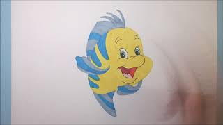 Как нарисовать ФЛАУНДЕРА за одну минуту | ОБЗОР How to draw FLOUNDER per minute | REVIEW