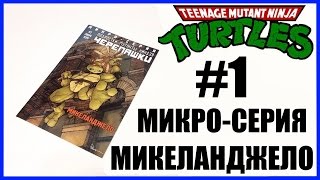 Обзор комикса Подростки Мутанты Ниндзя Черепашки Микро-серия #1 Микеланджело IDW
