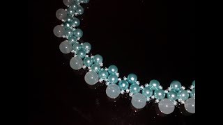 Колье из бисера и бусин. Мастер-класс по изготовлению бижутерии