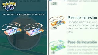 ¡¡ CÓMO CONSEGUIR 2 PASES de INCURSIÓN DIARIOS !! TRUCO 2 PASES INCURSIÓN GRATUITOS POKEMON GO