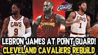 LEBRON JAMES STARTING AT POINT GUARD! CLEVELAND CAVALIERS REBUILD! NBA 2K18 MY LEAGUE