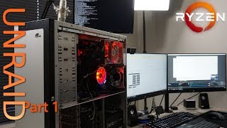unRAID build: Ryzen 7 2700X, 32GB ECC, Dual GTX1080, M.2 - Part 1