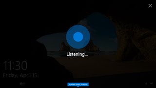 Enable Hey Cortana on Lock Screen in Windows 10