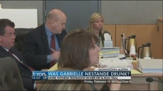 Witness: Nestande appeared drunk at bar