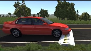 Spike Strip Testing 29 (Ramp Edition) | BeamNG.drive