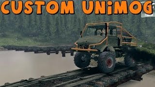 SpinTires | Mod Review | Custom Mercedes Unimog | Download Link In Description