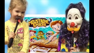 Moustache Smash Челлендж Шлеп Усы Видео для Детей