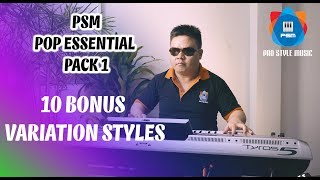 10 Bonus variation style - POP Essential pack 1 | Premium expansion pack for Yamaha Genos Tyros 5