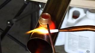 How to weld Stainless steel to brass for a still or distiller with oxy acetylene