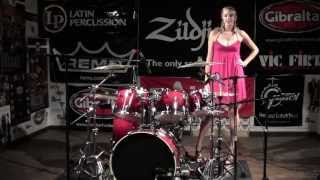 Greenbrier - Pearl Vision Birch VBL Ruby 6pc Drum Set Demo - Fusion/Funk Config w/ 8" Tom
