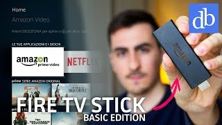 FIRE TV STICK BASIC EDITION È DA COMPRARE! Amazon Fire TV Stick ITA recensione • Ridble