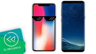 iPhone X humilla al Samsung Galaxy S8 | El recuento