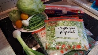 ЗАМОРОЗКА ЗЕЛЕНОГО ЛУКА НА ЗИМУ  СУПЕР СПОСОБ ,
