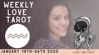 AQUARIUS | New Actions | Weekly Love Tarot Reading 1.19-1.26.20 January 2020