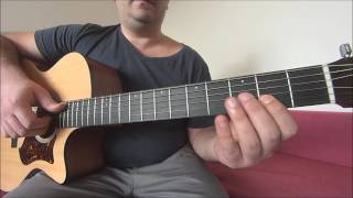 Shape of you - Ed Sheeran guitar tutorial chords and melody picking easy and fast