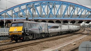ECML   Passenger Trains At Peterborough 23 02 14