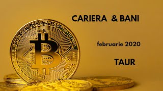 Taur, Cariera si bani ~ februarie 2020