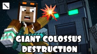 CHIPPED COLOSSUS ELIMINATED By HARPER The Inventor! Minecraft Story Mode Season 2