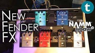 NAMM 2018 | NEW Fender Guitar Effects | Demo