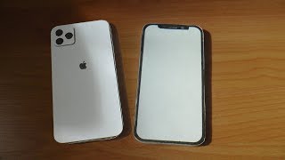 Как сделать модель iPhone 11 (PRO MAX) из бумаги.  How to make IPhone 11 Pro Max from cardboard