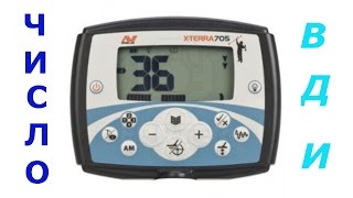 Поиск с Minelab X-TERRA 705. ЧИСЛО ВДИ.