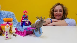 PlayDoh Knetspaß - Frozen Anna und Elsa - Spielzeugvideo für Kinder
