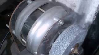 Точило из двигателя стиральной машины.  Whetstone of the washing machine motor.