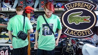 Supreme Lacoste Camera Bag Review + Palace Adidas S/S18 Drop Vlog