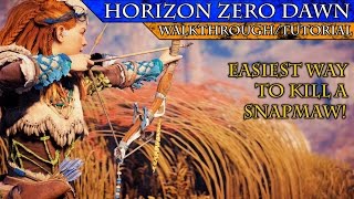 Horizon Zero Dawn: How to Easily Kill Snapmaws
