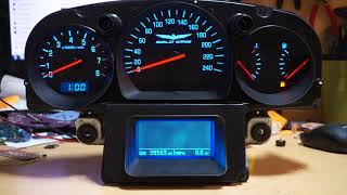 Honda Gold Wing пересвет приборной панели
