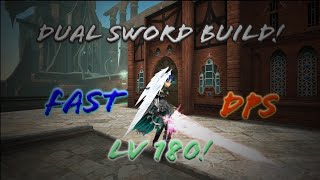 Toram Online - Dual Sword Lv 180 Fast High DPS Build!